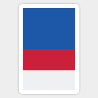 Chelsea Blue Red White Tricolour Sticker